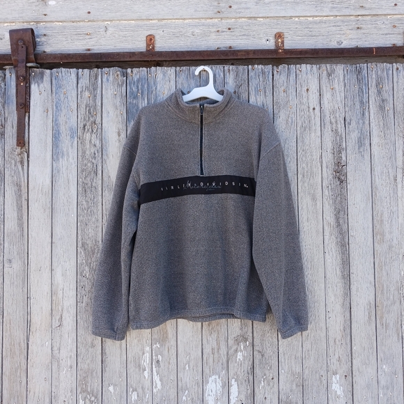 Harley-Davidson Other - Harley Davidson Sweater Men 2XL Gray 1/4 Zip Pullover 2005 Dona Hue St. Cloud MN